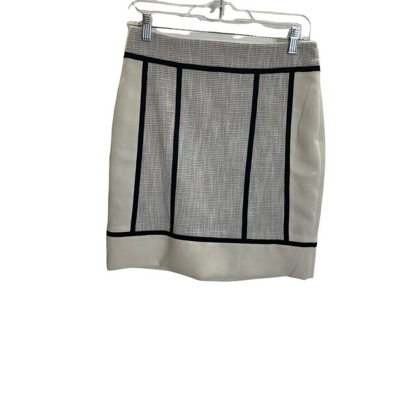 Ann Taylor Skirt Womens Skirt Size 4 Petite Color Blocked Classic Career Work - Picture 1 of 9